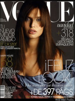 Vogue magazine covers - wah4mi0ae4yauslife.com - Vogue Espana December 2007 - Bianca Balti.jpg